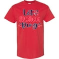 thumbnail image 3 of Inktastic 4th of July Let Freedom Ring with Stars T-Shirt, 3 of 5