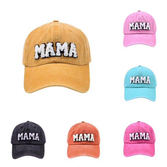 LiuXxxx Fashionable English Letter Embroidered Solid Color Baseball Cap Outdoor Sunshade Visor Headwear for Adults Yellow