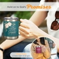 thumbnail image 5 of Christian Art Gifts Reusable Stainless Steel Double Wall Vacuum Insulated Camp Style Travel Mug w/ Handle for Women: Trust in the Lord Inspirational Bible Verse, BPA-free Retractable Lid, Teal, 11 oz., 5 of 7