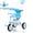 Blue, variant on EOTVIA 5 in 1 Tricycle for Kids, Toddler Tricycle with Light and Music, Kids Trike Beginner Tricycle with Removable Canopy, Baby Bike Toddler Bike for 1-4 Years Old Girls Boys