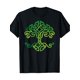 thumbnail image 1 of [Ajuste cómodo] Camiseta de algodón premium para hombre con diseño de árbol de nudo celta. Camiseta gráfica negra para el Día de San Patricio, Halloween, Navidad y Acción de Gracias. Ropa informal par, 1 of 6