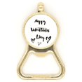 thumbnail image 1 of Happy Valentine Heart Quote Style Beer Bottle Cap Opener Stainless Steel Key Chain, 1 of 3