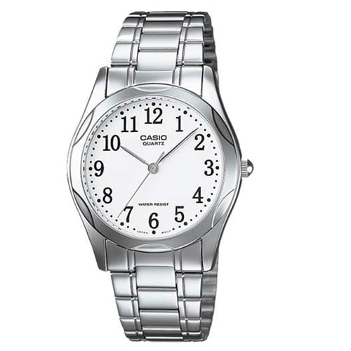 casio classic 3 hands analogue date watch