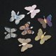 thumbnail image 3 of 1 par de colgantes de mariposa chapados , colr, joyería, pendientes, ROSADO Sunnimix encantos de colgantes de la joyería, 3 of 8