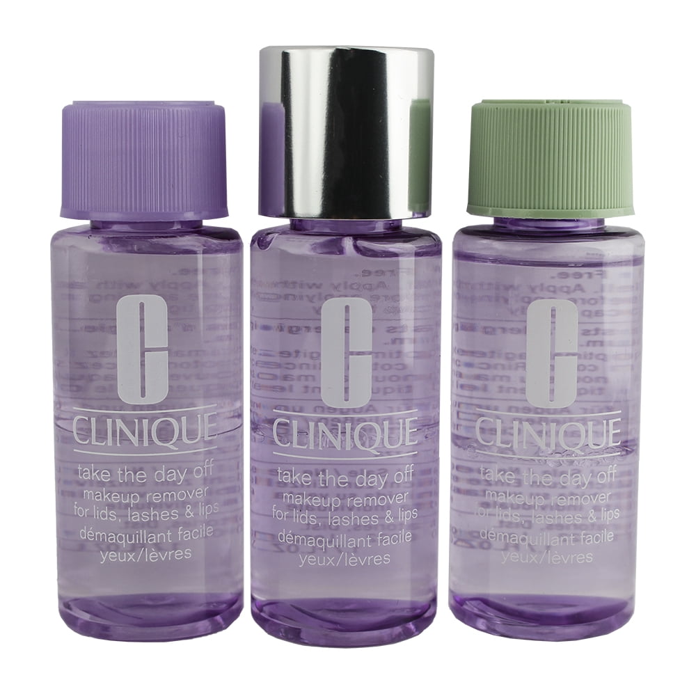 Clinique Take the Day Off Makeup Remover 5.1oz - Travel Size Set (3 x 1.7oz ea)