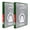 Green, variant on BAZIC 1/2" Fuchsia 3-Ring View Binder, Round Ring, 2 Pockets