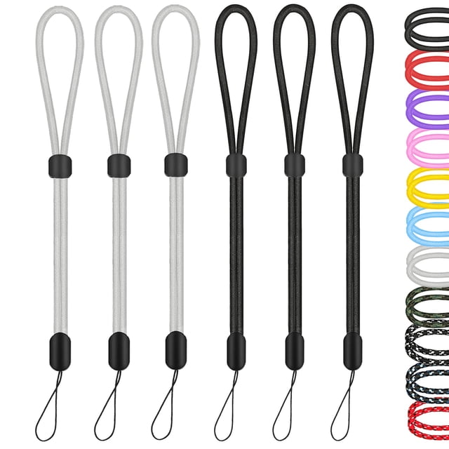 Correa Para Muñeca De Mano, Paquete De 6 Correas De Nailon Ajustables De 8 Pulgadas, Llavero Para Funda De Teléfono Celular, Soporte Para Airpods Pro 2 2022, Llave De Cámara, Unidad Usb Gopro, Guante