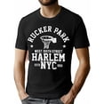 thumbnail image 1 of Camiseta gráfica de manga corta para hombre New York Street Basketball Rucker Park Premium - Serie AA negra, camiseta deportiva de ocio, 1 of 6