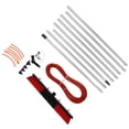 thumbnail image 3 of Water Fed Pole Kit Water Fed Brush Heavy Duty Large Size Portable Water Washing Extendable Cleaner Solar Panel Cleaning System 8m Pole Plus 50cm Water Brush, 3 of 12