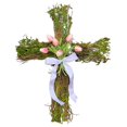 thumbnail image 1 of Easter Wreath Decor for Front Door, Easter Wreath Sign, Easter Flowers Spring Wreath Garland for Wall Decor, 1 of 5