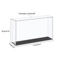 thumbnail image 2 of Uxcell Acrylic Display Case Plastic Box Cube Storage Box Clear Small Assemble Dustproof Showcase 16.1x4.3x10" for Collectibles Items, 2 of 5