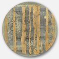 thumbnail image 1 of Designart 'Glam Metallic Form IV' Glam Metal Circle Wall Art, 1 of 3