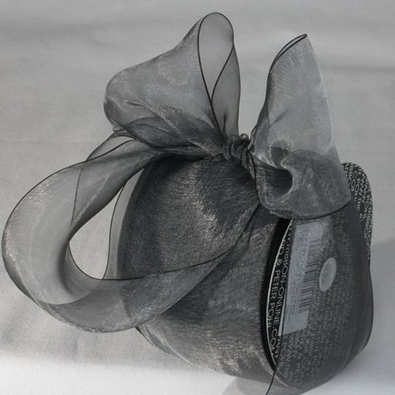 The Ribbon People Graphite Gray Crystal Organdy Craft Ribbon 3" x 55 Yards