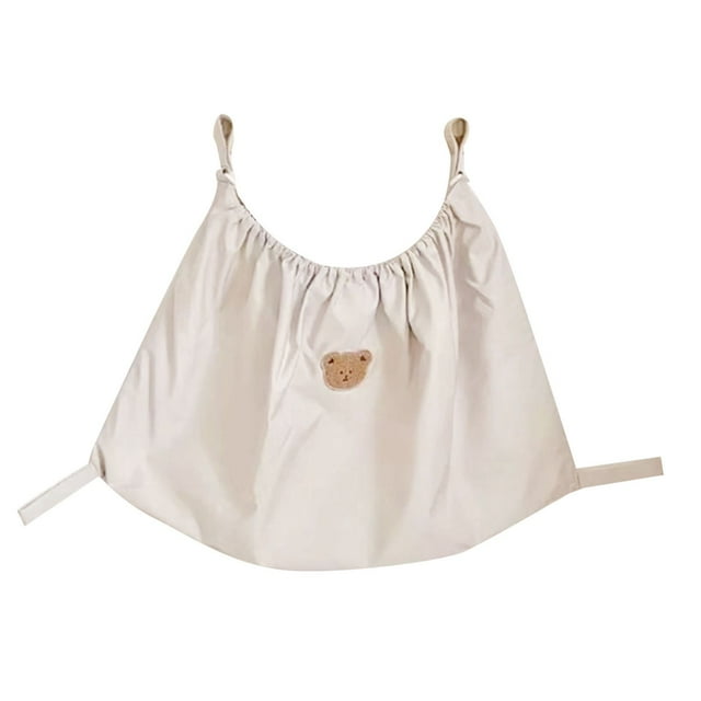 Sac à Couches, Sac Bébé Élastique Flexible Fibre de Polyester pour Intérieur Beige
