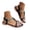 Blue, variant on Bohemian Braided T-Strap Sandals for Women Elastic Back Strap Flat Walking Shoes Lightweight Beach Vacation Slingback Slides Pink Size 6.5