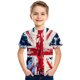 thumbnail image 3 of Gibobby blusas y camisas para Niños Camisetas para niños pequeños, camisetas con estampado gráfico 3D del 4 de julio, camisetas de manga corta a la moda para niños y niñas, ca(Azul, 8-10 Años), 3 of 4