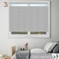 thumbnail image 6 of Keego New Energy Saving Heat Insulating Celluar Shades Honeycomb Window Blinds Light Blocking Blackout Gray Color 26.0"w x 56.0"h, 6 of 8