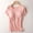 Pink, variant on UMfun Maternity Tops Summer Clothes Round-Neck Solid Color Loose Short Sleeve Breast Feeding Pregnant Nursing Women Blouse Tops T-Shirt