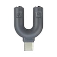 thumbnail image 4 of Portable 3.5mm Headsets Adapter Sensitivity Type C to 3.5mm Headphones Y Splitter Supports Double Earphone Connection, 4 of 8