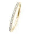 thumbnail image 2 of Aonejewelry 0.10 Carat Round Diamond Wedding Band In 10K Solid Yellow Gold, 2 of 2
