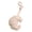 Beige, variant on Creative Croissant Keychain Patch Design Decorative Charm Keychain Ornament For Homes Car Office Accessories