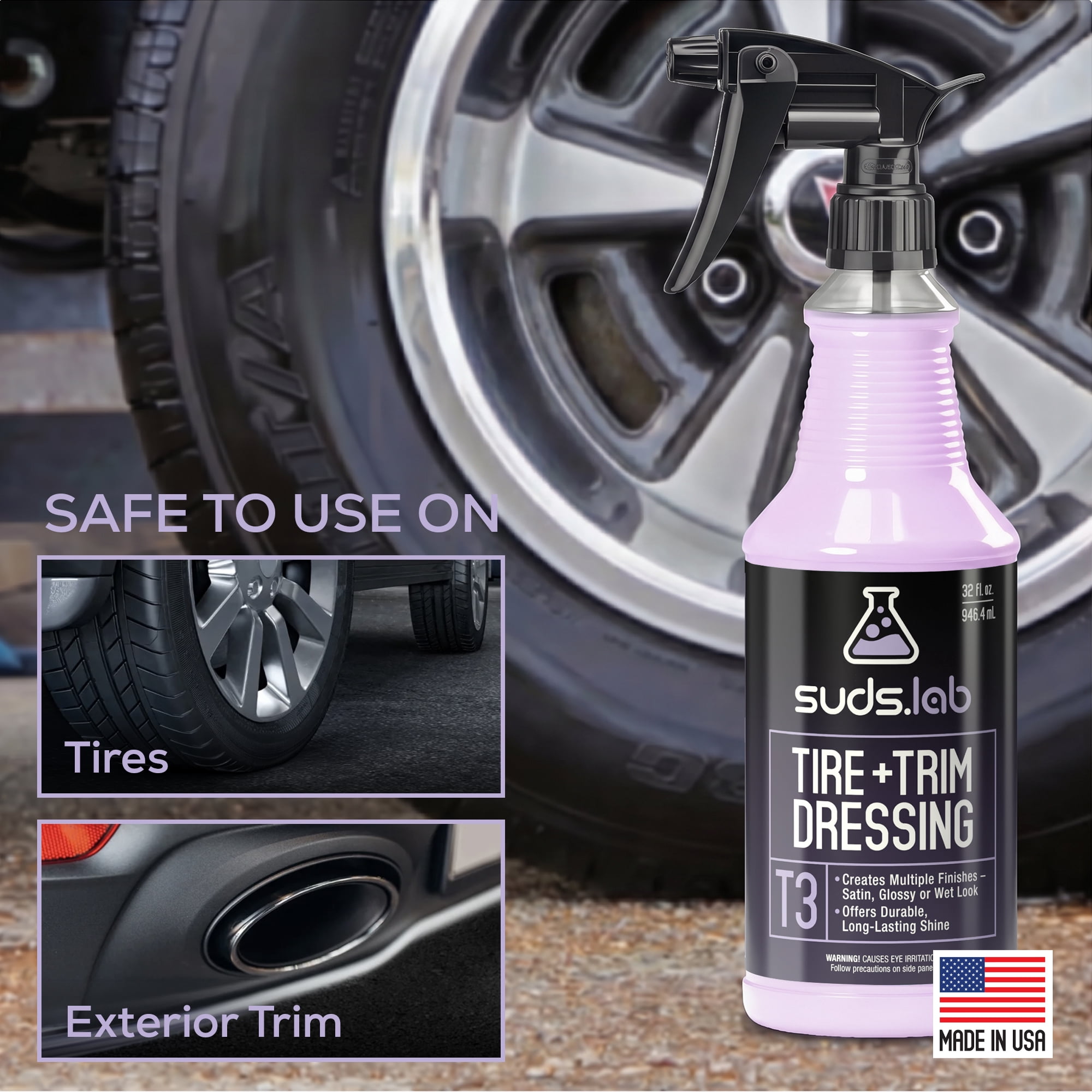 Suds Lab T3 Tire and Trim Dressing 32 fl oz