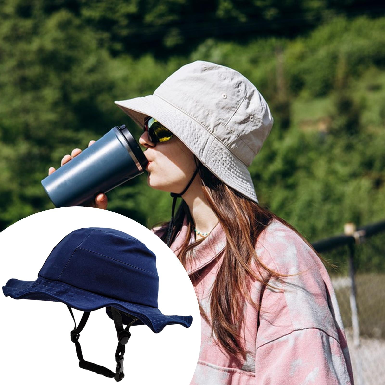 harayaa Bicycle helmet cap, bucket hat, impact-resistant, comfortable, shaped for unisex Blue M