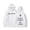 Z-White190, variant on SonxaHe Toddler Boy Girl Hoodies with Pocket Letter Prints Hooded Sweatshirts Kids Outdoor Durable Unisex Athletic Hoodies Black,Size 3-4 Y