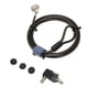 thumbnail image 2 of Candado de cable para computadora portátil Ticfox con 2 llaves Longitud ajustable Antirrobo 6x2,5 mm, 2 of 14