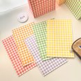 thumbnail image 3 of Paper Plaid Bags Wrapping Colorful Gift Packaging Bag Storage Plaid Gifts Candy Multifunctional Large Capacity Organizer Props Orange, 3 of 9