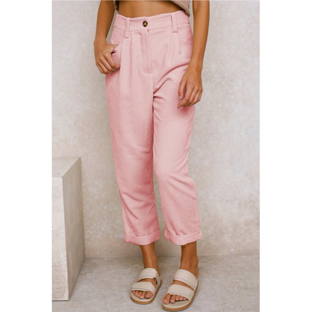 Pantalones largos, pantalones rectos sueltos Pantalones rectos con cremallera pura Pantalones rectos sueltos Experiencia incomparable