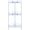 Blue, variant on PETGLE 2 Tier Floor Standing Corner Shower Caddy Organizer Shelf with Hooks, Bathroom Shelves Stand Rack, Black