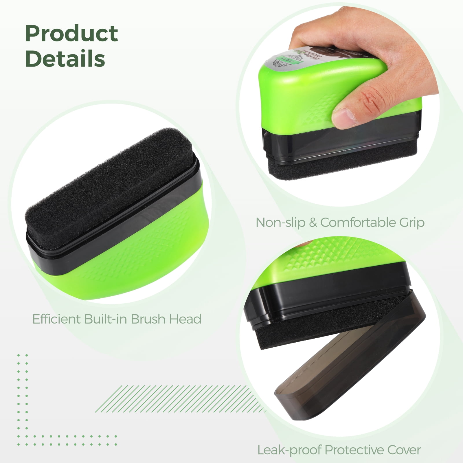 Car Windshield Cleaner, 3Pcs Glass Oil Film Remover Kit with Towels for Auto Glass Coating & Car Detailing