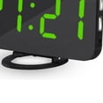 thumbnail image 3 of Reloj Led Digital Dual Snooze Mirror Reloj Despertador Hora Modo Nocturno Grande Eigraketly HA024230-02, 3 of 5