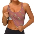 thumbnail image 2 of Sikiie Leopard Print Print Strappy Sports Bra for Women Padded Push Up Sports Bra Athletic Running Sports Bra Workout Bra Yoga Bra, 2 of 5