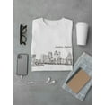 thumbnail image 3 of Sketch Of Cityscape Of London T-Shirt Men -Image by Shutterstock, Male Large, 3 of 4