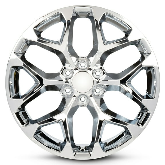 For 2015-2023 Chevrolet Suburban 1500 22 Inch Chrome Silver Rim - OE Direct Replacement - Road Ready Car Wheel