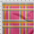 thumbnail image 3 of oneOone Polyester Lycra Fabric Madras Check Printed Fabric 1 Yard 56 Inch Wide, 3 of 4