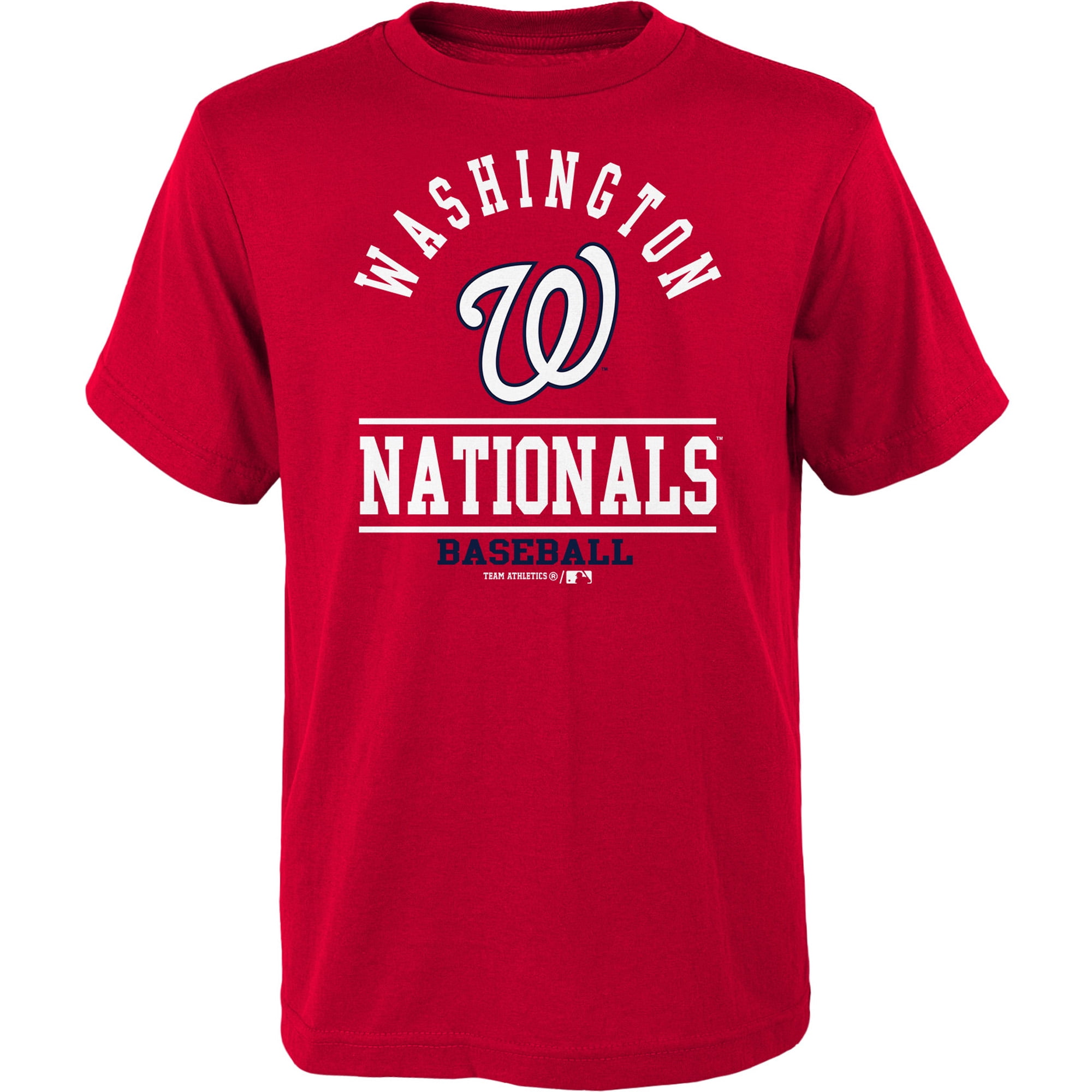 Youth Red Washington Nationals Arch T-Shirt - Walmart.com