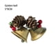 thumbnail image 3 of Adornos para árbol de Navidad, bolas colgantes, adornos de estrellas, campanas de metal doradas, blancas y rojas, decoraciones navideñas para el hogar, suministros para fiestas, 3 of 5