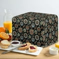 thumbnail image 4 of TSOVTHRID Boho Mandala Flower Print 2 Slice Toaster Covers Washable Bread Machine Oven Cover Dust-proof Fingerprint Protection Kitchen Bakeware Protector, 4 of 8
