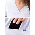 thumbnail image 4 of Adar Pro Scrubs For Women - Sweetheart V-Neck Scrub Top, 4 of 6