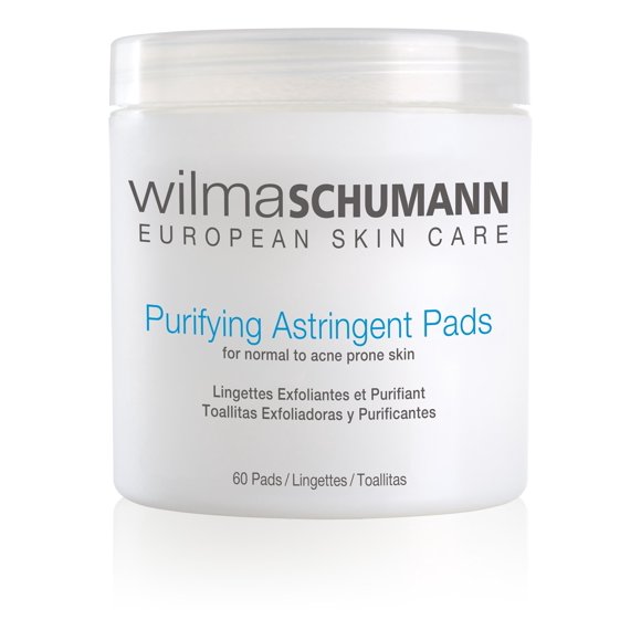 Almohadillas astringentes purificantes WILMA SCHUMANN, paquete de 60
