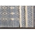 thumbnail image 5 of Hauteloom Moe Wool Living Room, Bedroom Area Rug - Bohemian, Transitional - High Pile - Blue, Navy, White - 2' x 3', 5 of 8