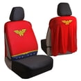 Wonder Woman Car Seat Covers with Detachable Cape Backing Front Car