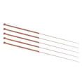thumbnail image 4 of Injueey 5 uds 3D impresora boquilla cabeza limpieza acero inoxidable extrusora cabeza herramienta de limpieza Impresoras 3D oro 0.6 mm, 4 of 6