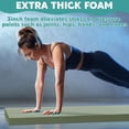 thumbnail image 4 of 3 Inch Thick Yoga Mat  Extra Gymnastics With Carrying Handles For Men Women Pu Leather Anti-tear Fitness Foam Exercise Pilates Stretching, 4 of 7