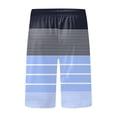 thumbnail image 5 of XINPING Big and Tall Swim Trunks for Men Slim Fit Hawaiian Print Quick-Dry Vacation Beach Shorts with Pockets Anti-Chafe Beach Shorts Bathing Suits, 5 of 6