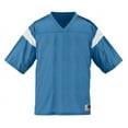 thumbnail image 2 of Augusta Sportswear 253-C Pep Rally Replica Jersey, M, Columbia Blue/ White, 2 of 2