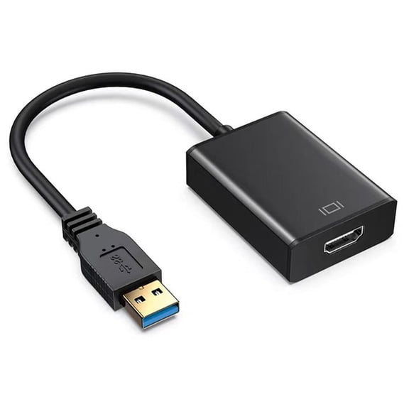 USB 3.0 to HDMI-Compatible Video Cable Adapter for PC Laptop and HDTV, Supporting USB2.0/3.0, Up to 1920*1080 Resolution, Easy Installation